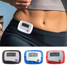 Portable Counter Mini Digital LCD Pedometer Sports Walking Running Step Count... English price