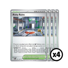 4x Risky Ruins 127/132 x4 - Mega Evolutions - Pokemon TCG - Playset English price