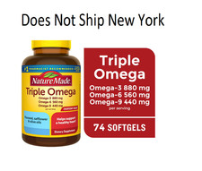 Nature Made Triple Omega 3-6-9 Softgels, 74 Count Fish Oil / Omega 3 - 6 - 9 price