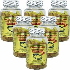 6 x Gold Vitamin Golden Alaska Deep Sea Fish Oil Omega 3-6-9 1000 mg 100 SG Fish Oil / Omega 3 - 6 - 9 price