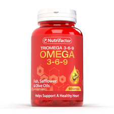 Tri omega 3-6-9 Fish Oil Softgels - 60ct - Brain, Heart, Joints & Skin Support Fish Oil / Omega 3 - 6 - 9 price