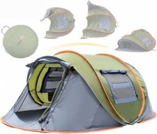 Camping Tent - 4-Person Easy Pop Up Tent with 2 Doors - UPF50+ Waterproof Tent price