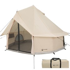 10 Person Tent for Camping Breathable Water-Resistant Glamping Tent, Beige Tent price
