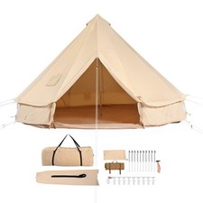 Canvas Bell Tent 3m/9.8ft 4-Season Canvas Tent for Camping with Stove Jack Tent price