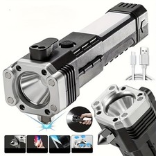 Super Bright Tactical LED Flashlight Rechargeable Camping Multifunctional Torch Flashlight price