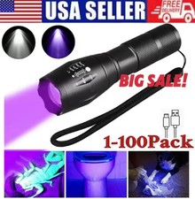 UV Flashlight Black Light Super Bright 120000lm Torch Ultra Violet Lamp LED Flashlight price