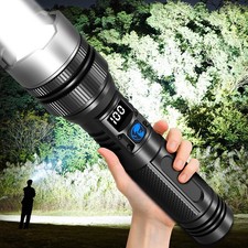 99000000 Lumen Super Bright LED Tactical Flashlight Rechargeable LED Work Lights Flashlight price