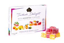 Cerez Pazari Turkish Delights, Assorted Vegan Candy, No Nuts, 8.1 Oz Gift Box Turkish price
