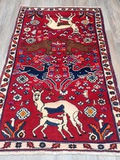 Anatolian Hunting(Lion)Turkish Rug , Turkish  Hunting Anatolian Rug 3x5.5 Ft Turkish price