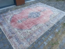 Bohemian Large Rug, Turkish Vintage Rug, Handmade Wool Rug, 7,0 x 10, ft Turkish price