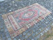 Home Decor Rug, Turkish Vintage Rug, Boho Decor Rug, 3,8 x 7,4 ft Turkish price