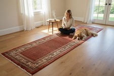 3'8 x 11'2 Vintage S Antique All Over Paisley Handmade Wool Runner Area Rug 4x11 Turkish price