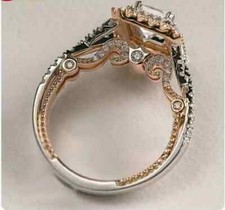 2.85Ct VVS1 Lab Created Diamond Valentine's Day Gift Ring 14K White Gold Finish Diamond Solitaire Ring price