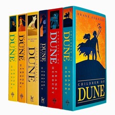 Dune Series 6 Book Collection Set by Frank Herbert Paperback Sci Fi Fiction Science Fiction & Fantasy price