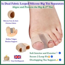 toe bunion big corrector straightener hallux valgus gel splint separator foot 1x Foot Care price