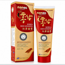 Korean Red Ginseng Toothpaste 150g Nano+ Hanil Herbal Gum Care Bad Breath Toothpastes price
