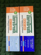 Lot of 2 TheraBreath Whitening & GUMS Toothpaste - Dazzling Mint Exp 9 & 12/2027 Toothpastes price
