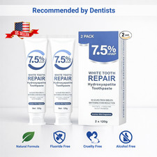 7.5% Nano Hydroxyapatite Toothpaste 2 Pack 8.46oz Fluoride-Free Enamel Repair Toothpastes price