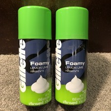 X2 Gillette Lemon-Lime Shave Foam Shaving Cream 6.2oz (175g) USA SELLER Shaving Gels / Foams / Creams price