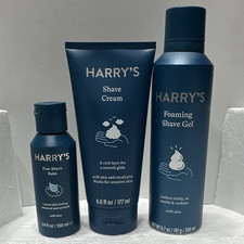Lot of 3 Harry's Shave Cream, Foam Gel, Post-Shave Balm Shaving Gels / Foams / Creams price