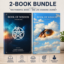 Book of Wisdom Volumes 1 & 2 by Harry B. Joseph 2-Book Spiritual Set USA Stock Religious Books price