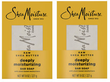 ( Pack of 2 ) SheaMoisture Bar Soap Raw Shea Butter Moisturizing Bar Soap, 8 oz Soaps price