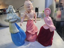 Avon Figural Cologne Bottle Lot of 3 Unforgettable 1970s Frosted w/ Lids Cologne & Rose Water price
