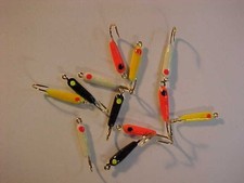 12 NEW ROCKER PANFISHING JIGS SIZE 10 for rod reel  fishing ice  ASSORTMENT Fishing Reel (Jig) price