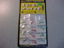 NEW Card 12 CRAPPIE BLUEGILL jigs size 12 ICE FISHING ANTS HT GLOW for rod reel Fishing Reel (Jig) price
