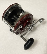 VINTAGE PENN JIG~MASTER JR. No. 501 SALTWATER FISHING REEL ~ MAROON ~ USA Fishing Reel (Jig) price