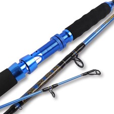 Saltwater Graphite Jig Jigging Spinning Fishing Rod 2 Piece Deep Sea Jig Pole... Fishing Rod (Jig) price