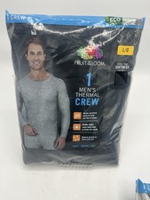 Fruit of the Loom Mens Thermal Crew Top- Waffle Fabric, Moisture Wicking - New Thermal Underwear price