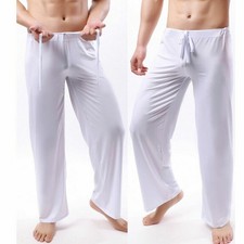 Mens Cool Ice Slik Pajamas Trousers Lounge Pants Sleep Bottoms Casual Sleepwear@ Thermal Underwear price