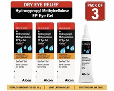 3 Pc GenTeal Gel Eye Lubricant Dry Eye Relief Moisturizing Sterile Eye Gel 10g Lubricant Gel price