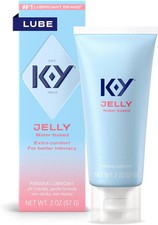 K-Y Jelly Water Based Personal Lubricant 2 oz Non-Greasy Condom Friendly Lube Lubricant Gel price