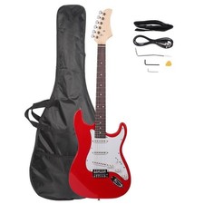 ST Electric Guitar Wood Fingerboard With Gigbag , Cord,Strap,Accessories Electric Guitars price