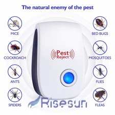 Ultrasonic Pest Control Repeller Bug Roach Mosquito Rat Mice Insects Deterrent Insect-Tick-Pest Repellent price