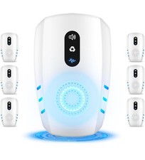 Ultrasonic Pest Repellent Indoor Insect Mouse Roach Spider Repeller 6 PACK Insect-Tick-Pest Repellent price