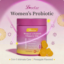 Leefer Women's Probiotic + Slippery Elm – Supports Intimate Moisture, Odor Contr Sexual Products price