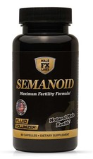 SEMANOID (60 Caps) Maximum Fertility Formula and Semen Volumizer - Advanced Fert Sexual Products price