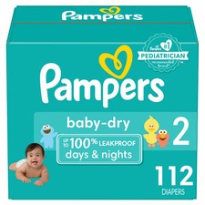 Pampers Baby Dry Diapers - Size 2 - 112ct Baby Diaper price