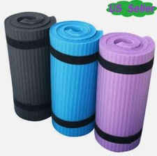 15mm Thick Yoga Mat Economic Home Gym Pilates Floor Exercise Fitness Knee Pad US Pilates Mat price