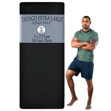 Tatago Large Yoga Mat Thick & Long for Home Workout. 84x30 (1/4") Exercise Mat Pilates Mat price