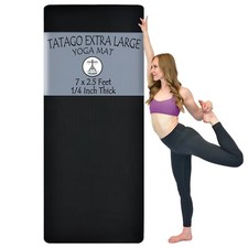 Extra Large Yoga Mat for Home Workout. 84x30 Exercise Mat by Tatago  Pilates Mat price
