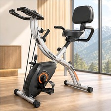 5-in-1 Folding Exercise Bike Indoor Stationary Cycling Bike 16 Resistance 330LB Folding Bicycle price