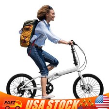 7-Speed Foldable Bicycle 80kg/176lbs Load Aluminum Alloy Bike 20in Folding Bike Folding Bicycle price