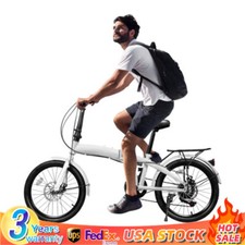 20 in Folding Bike Foldable Bicycle with 7 Speed Gears Adjustable Seat GIFT! Folding Bicycle price