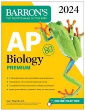 AP Biology Premium, 2024: 5 Practice Tests  Comprehensive Review   - VERY GOOD Biology price