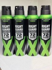 Right Guard Men's Deodorant Fresh Xtreme 72H Anti-Perspirant Spray 150M-4 Pack Spray Deodorants price