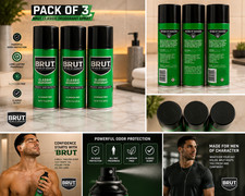 BRUT Classic Deodorant Spray 10 oz Aluminum Free Original Scent Pack of 3 Spray Deodorants price